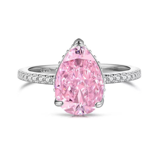 Pink Silver Alara Ring